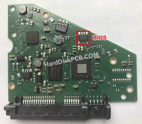 Wymienić układ BIOS na 100815595 płytki elektroniki do dysku Seagate