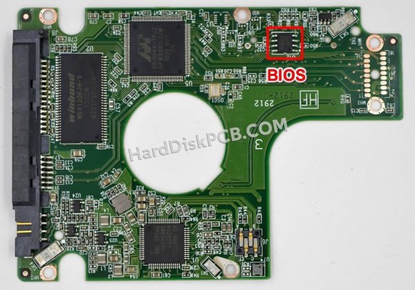 Wymienić układ BIOS na 2060-771823-004 płytki elektroniki do dysku WD