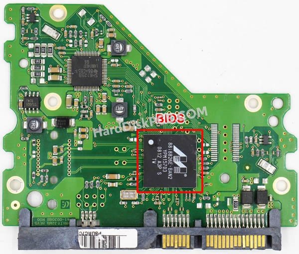 Wymienić układ BIOS na BF41-00206B płytki elektroniki do dysku Samsung