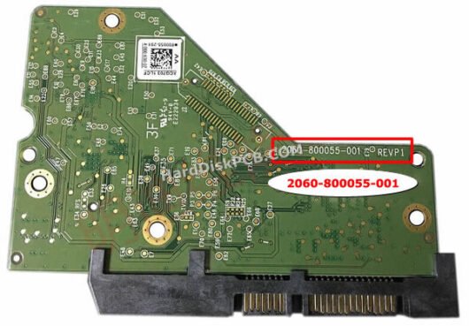 2060-800055-001 Elektroniki Dysku Twardego WD - obrazek 2