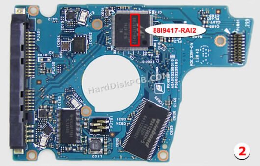 G003235C Elektroniki Dysku Twardego Toshiba - obrazek 2