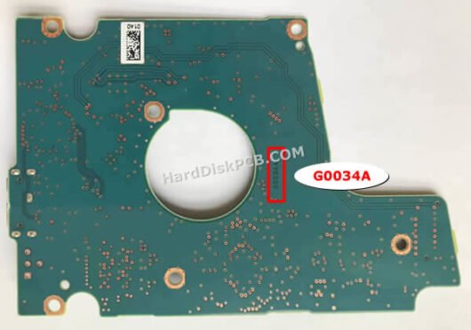 G0034A Elektroniki Dysku Twardego Toshiba - obrazek 2