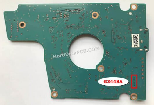 G3448A Elektroniki Dysku Twardego Toshiba - obrazek 2