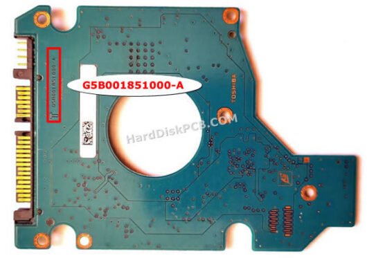 G5B001851000-A Elektroniki Dysku Twardego Toshiba - obrazek 2