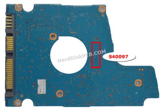 S40097 Elektroniki Dysku Twardego Toshiba - obrazek 2