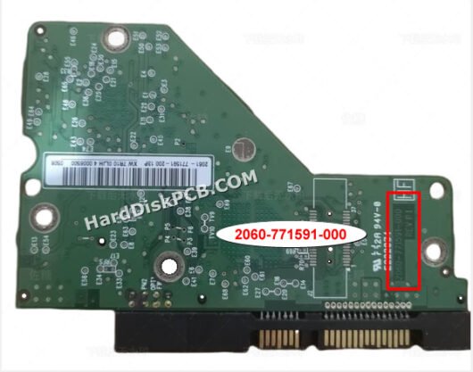2060-771591-000 Elektroniki Dysku Twardego WD - obrazek 2