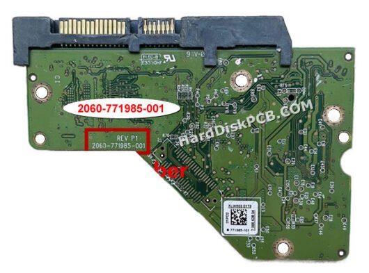 2060-771985-001 Elektroniki Dysku Twardego WD - obrazek 2