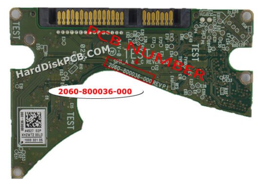 2060-800036-000 Elektroniki Dysku Twardego WD - obrazek 2
