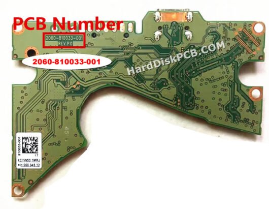 2060-810033-001 Elektroniki Dysku Twardego WD - obrazek 2